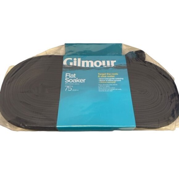 Gilmour 870751-1001 Flat Soaker Hose Clog Free‎ 75 ft NEW & SEALED - Picture 11 of 15